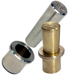 Two Piece Metal Tapered Tube Plugs