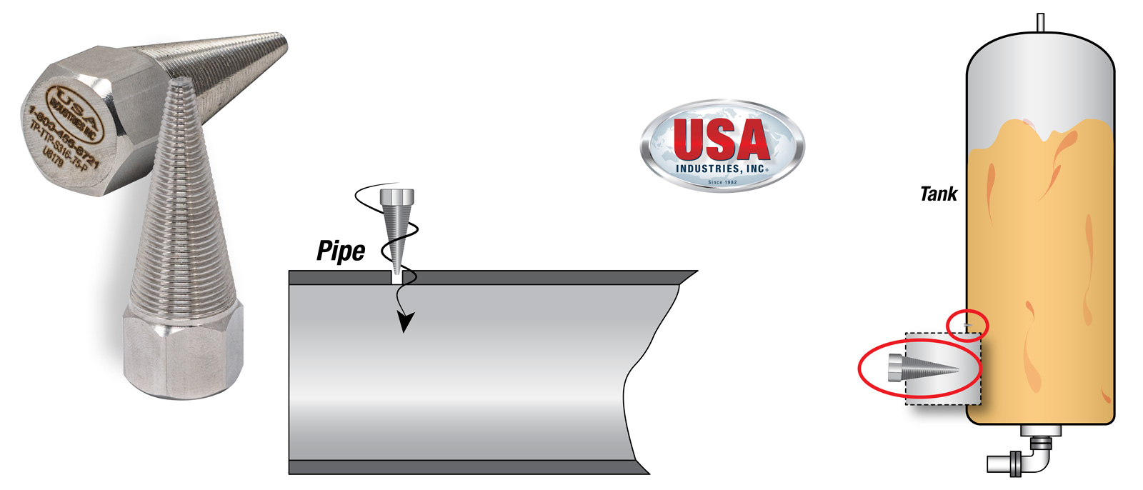 USA-Industries-Inc-Threaded-Metal-Tapered-Illustration-Added-v2