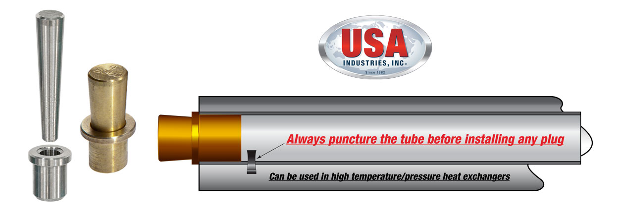 USA Industries Two-Piece Tube Plug Hero Image