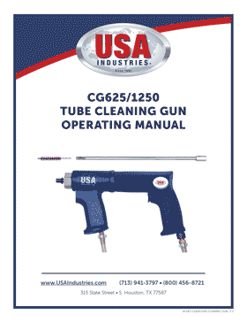 USA-Tube-Cleaning-Gun-Operating-Manual-Icon