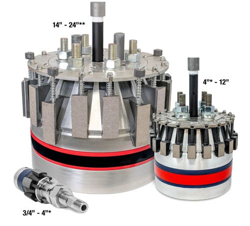 GripSafe ST ORB isolation and test plug family, 3/4 inch to 36 inch