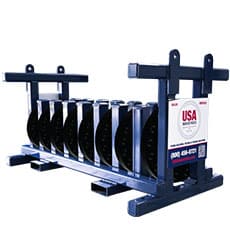 EZ Store stackable blind flange rack