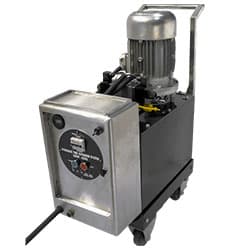 Hydraulic tube rolling systems powerpack