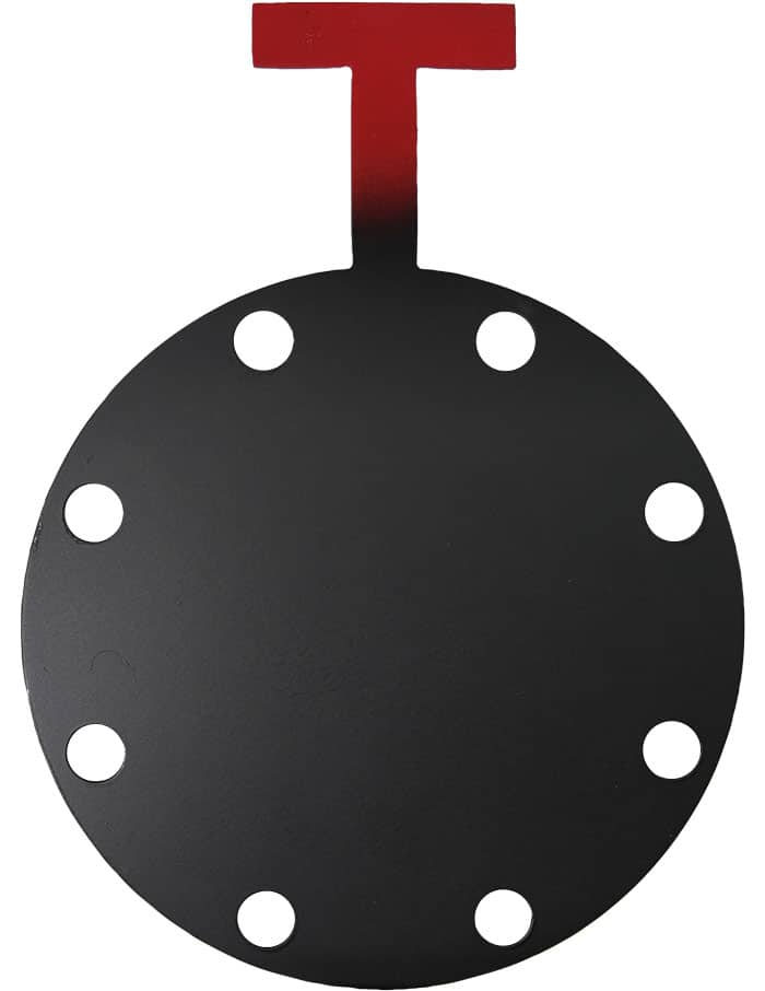 USA Industries Carbon Steel Custom 150# Blind Flange with T Handle