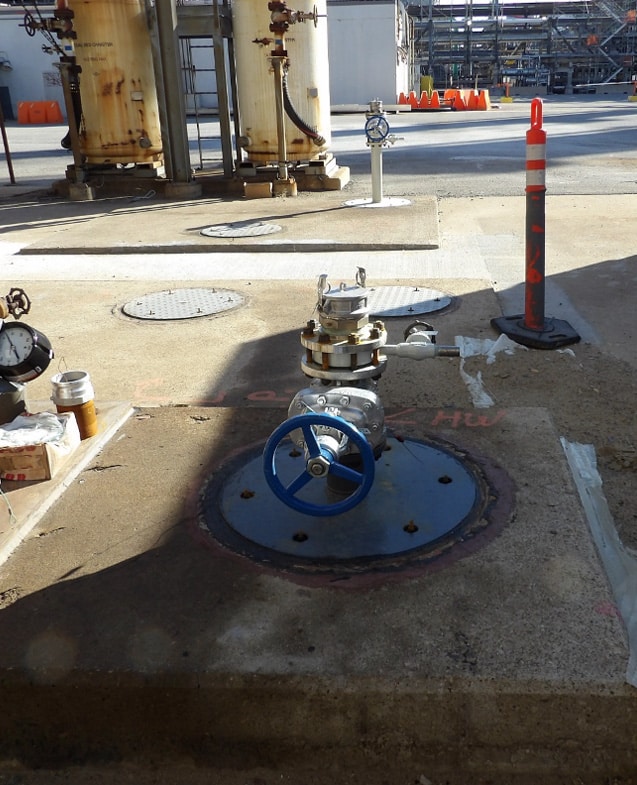 EnviroShield Manhole Cover installed at a plant