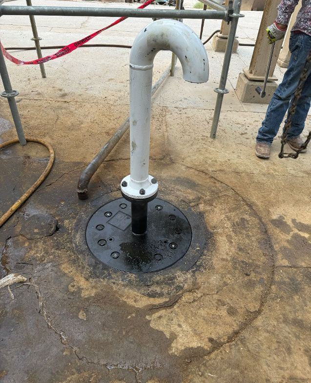 EnviroShield Manhole Cover field installation