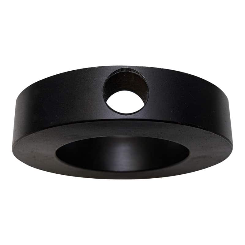 Carbon steel bleed ring, overhead view