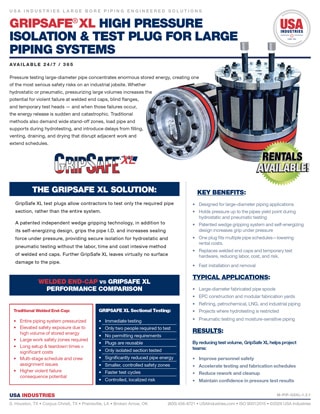 GripSafe XL product line sheet front page