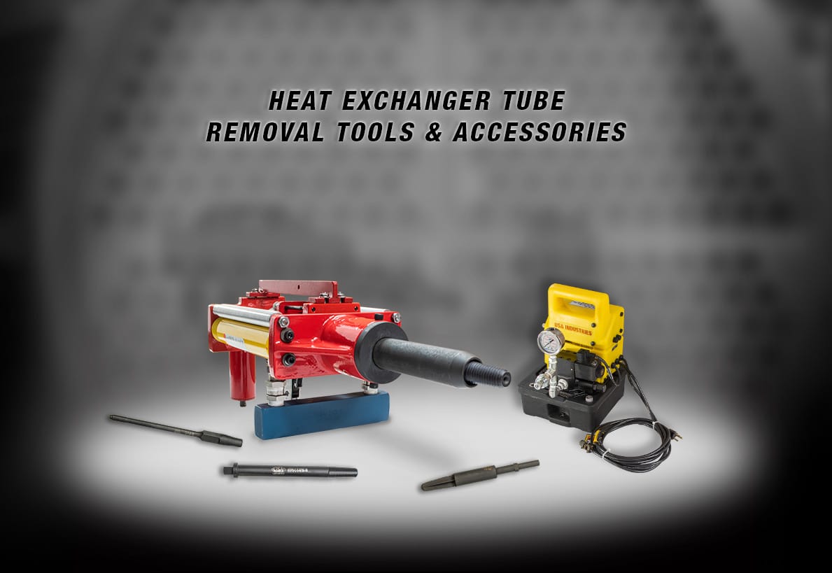 Heat exchanger tube removal tools