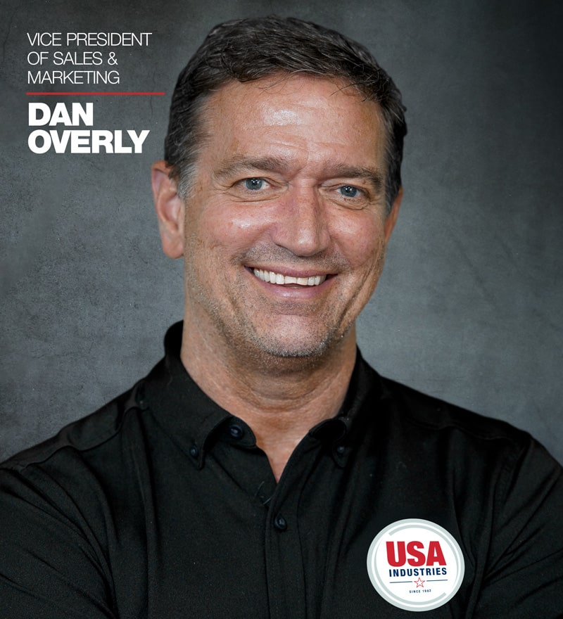 Dan Overly, Vice President of Sales and Marketing at USA Industries
