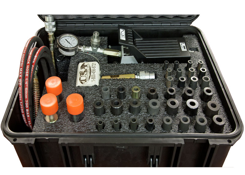 Conventional Snap It kit in its wheeled storage case