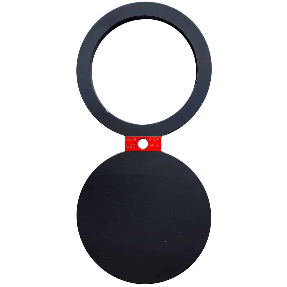 8 inch 150# Carbon Steel spectacle blind
