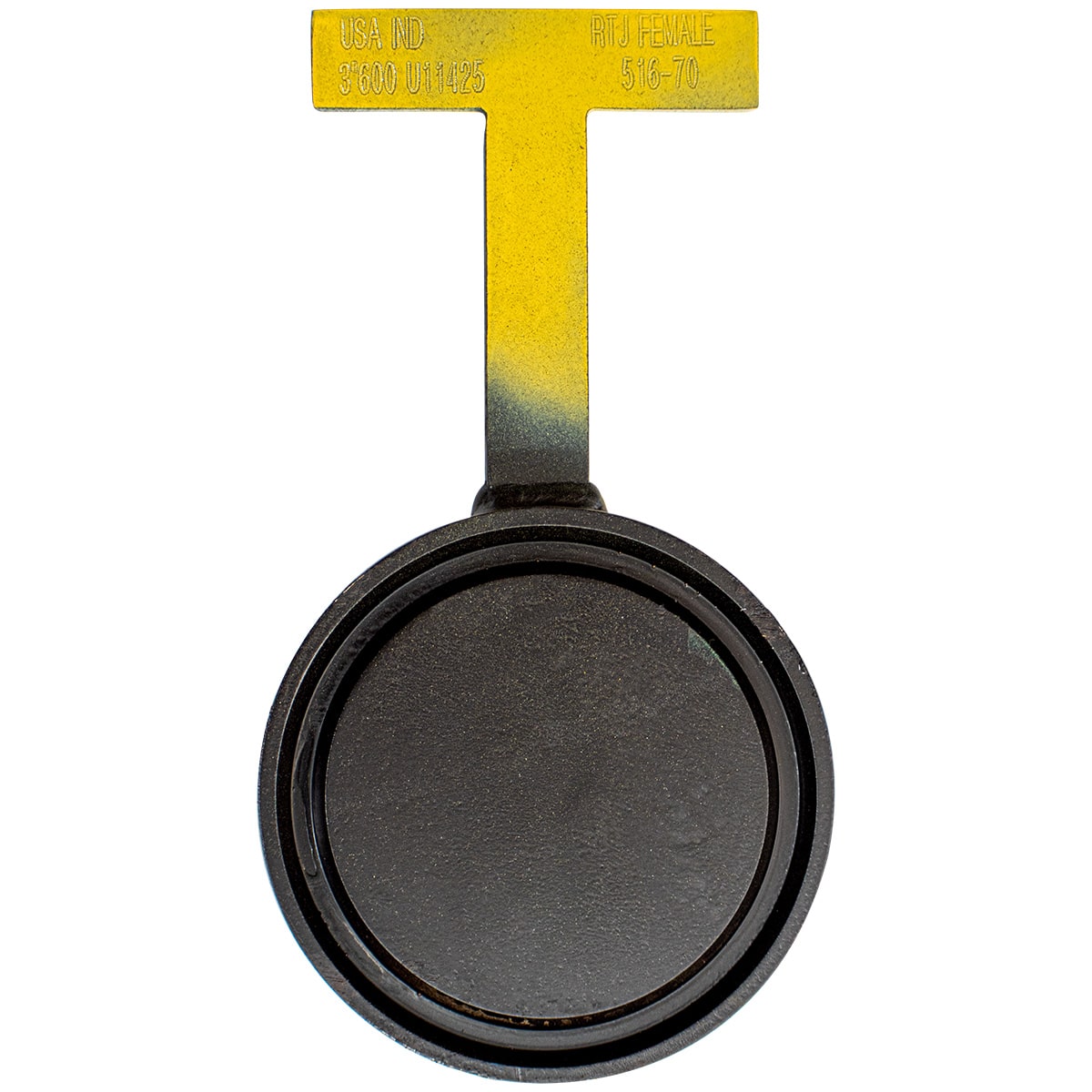 3 inch 600# carbon steel paddle blind, RTJ female