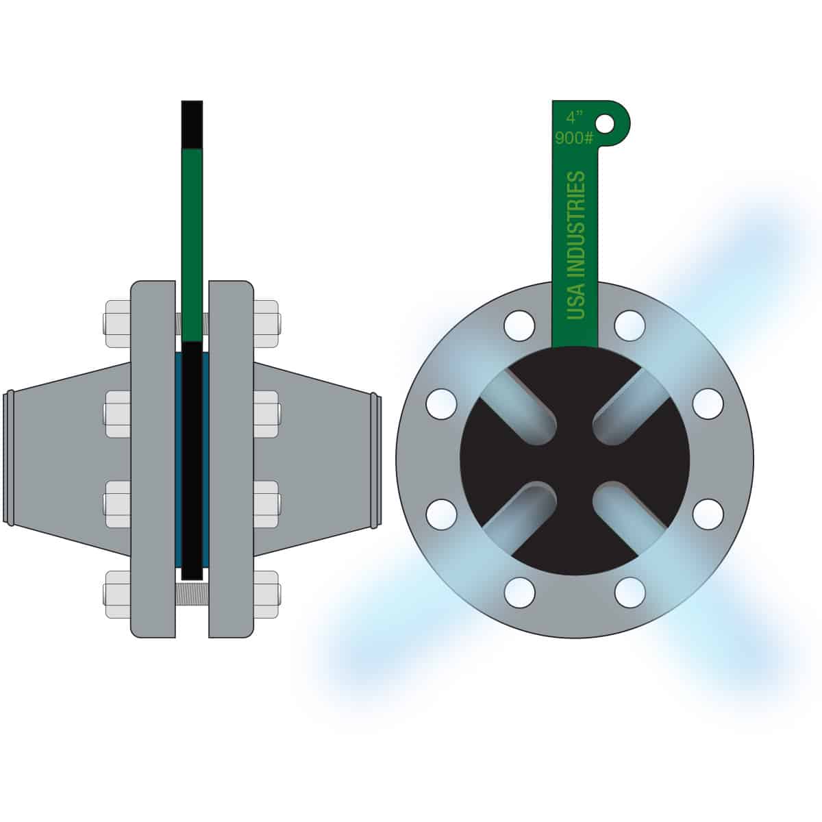 Purge Channels in the Flange