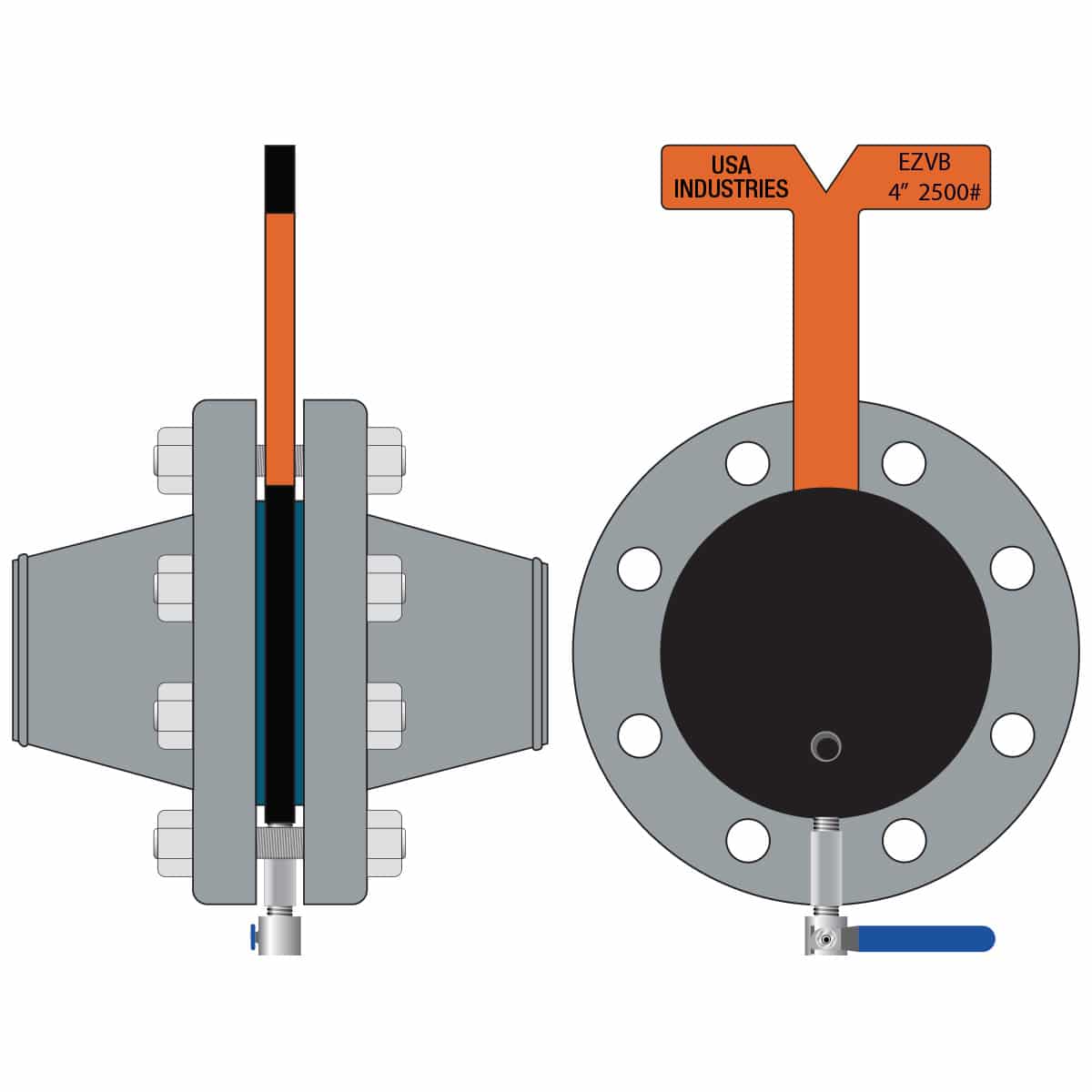 Installed with Bleed Valve